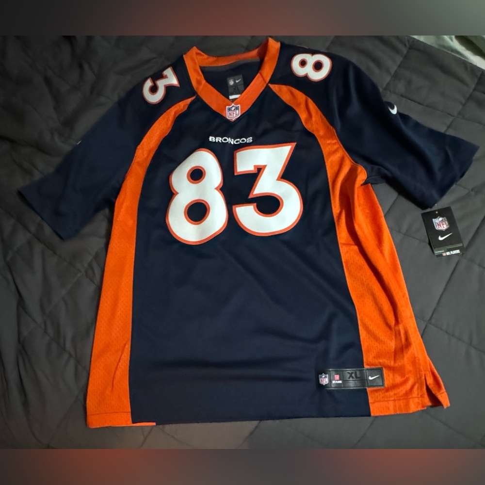 Nike mens XL Wes Welker Denver Broncos jersey NWT